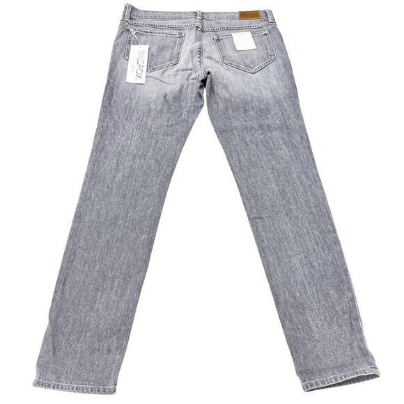 Wildfox The Marianne Mid Rise Skinny Mystic Charcoal Gray Denim Jean Size 30 NWT - Picture 3 of 8